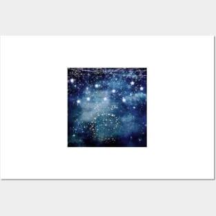 Wish on a Star Night Sky Posters and Art